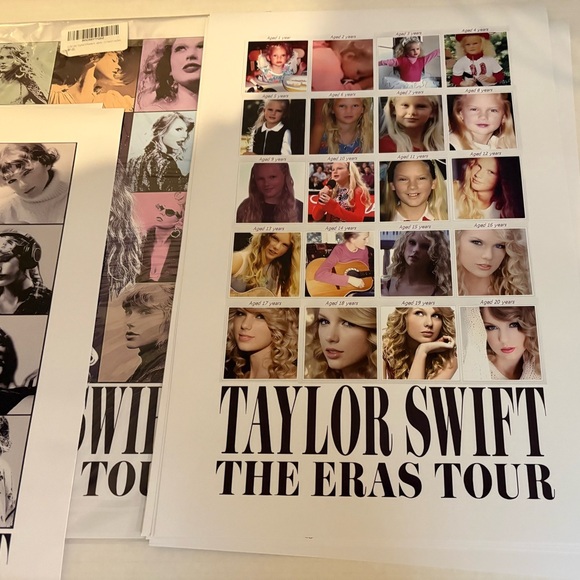 Taylor Swift Eras Tour Dozen Posters Unopened  11”x17” - Picture 4 of 16